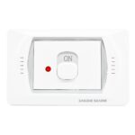 مفتاح تكييف ابيض عريض 32امبير ضمان مدي الحياة من سانشي شرم الاصلي