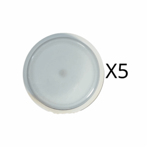 5 قطع بلفونيرة 36وات اضاءة ابيض 3 دي داخل الحائط جسم الومنيوم