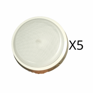 5 قطع بلفونيرة 36وات اضاءة وورم 3 دي خارج لطش جسم الومنيوم