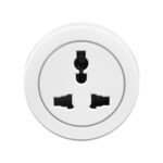 ⁦عرض علي مشترك مجانتيك تراك 40سم بالون الابيض 8000وات الومنيوم (عدد 1مسطرة 40سم - 2 بريزة انجليزة - 1 بريزة شوكو - 1 بريزة امريكي ) كود 1001⁩ - الصورة ⁦5⁩