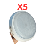 عدد 5 قطع بانل بلفونيرة 36وات اضاءة ابيض 3 دي خارج لطش جسم الومنيوم - 3600 ليومنز - 6500كيلفن - 25000ساعة تشغيل - ضمان 30شهر استبدال من سيان تك