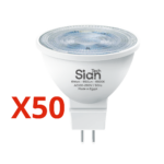 عدد 50 قطعة 3حركة لمبة سبوت كاس 6وات - 650ليومنز - 25000ساعة عمل - درجة وضوح اللون 85 - ضمان 3سنوات استبدال من سيان تك