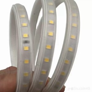 شريط خرطوم ليد 60ليد 10متر ابيض مع الوصلة التوصيل واير ليس- 10وات لكل متر 6500كيلفن بضمان ثلاث سنوات