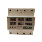 جهاز حماية منزلي رقمي (80A)3 فاز ، حماية من ارتفاع وانخفاض الجهد والتيار (Over/Under Voltage & Current Protector)، مع شاشة عرض، إعادة تشغيل تلقائي لـ 230V، قاطع فولت ديجيتال، 3 Phase من شركة انيرجي - Image 3