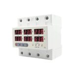 جهاز حماية منزلي رقمي (80A)3 فاز ، حماية من ارتفاع وانخفاض الجهد والتيار (Over/Under Voltage & Current Protector)، مع شاشة عرض، إعادة تشغيل تلقائي لـ 230V، قاطع فولت ديجيتال، 3 Phase من شركة انيرجي