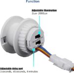 جهاز حساس مستشعر حركة PIR بالأشعة تحت الحمراء، 220 فولت، قابل للتعديل، لشريط إضاءة السقف LED، أبيض، مدى 8 متر - Image 5