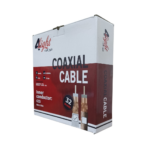 لفه سلك دش 100 يارده 80 متر صافي 32 شعر خامه ممتازه وعزل ممتاز RG6 عزل PVC حرارى 18AWG - كفاءة 95٪ - 75 أوم، 5-30000 MHz - Image 5