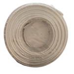 لفه سلك دش 30 يارده 32 شعره 22 متر صافي خامه ممتازه وعزل ممتاز RG6 عزل بي في سي حرارى 18AWG - كفاءة 95٪ - 75 أوم، 5-30000 MHz - Image 2