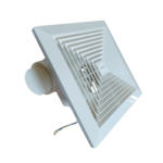 شفاط سقفي تربو 25سم مربع ابيض 25*17*25 سم - 220فولت - قوة شفط 11.5 متر مكهب هواء / دقيقة ماتور نحاس بالكامل 33W ضمان ثلاث سنوات سانشي شرم - Image 5