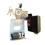 ⁦كالون كهربائي إيطالي انيرجي – مقبض نحاسي مع مجموعة تركيب متكاملة - 2 سكة - يعمل على 2 ملف كهربائي ضمان 10سنوات من انيرجي⁩ - الصورة ⁦3⁩