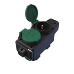 ⁦مشترك احمال عالية 4 عين 10000 وات 16 امبير لكل عين - مانع الماء اي بي 44 - للحدائق وللاستخدامات الحديقة - من انريجي⁩ - الصورة ⁦2⁩