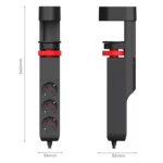 مشترك وورك ستيشن مكتب 16 امبير يحتوي علي 3 مخرج مجوفة وعدد 2فتحة USB وعدد فتحة Type -C + سلك طول 2متر من انيرجي