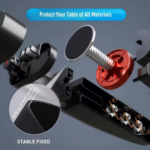 ⁦مشترك وورك ستيشن مكتب 16 امبير يحتوي علي 3 مخرج مجوفة وعدد 2فتحة USB وعدد فتحة Type -C + سلك طول 2متر من انيرجي⁩ - الصورة ⁦6⁩