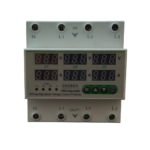 جهاز حماية منزلي رقمي (80A)3 فاز ، حماية من ارتفاع وانخفاض الجهد والتيار (Over/Under Voltage & Current Protector)، مع شاشة عرض، إعادة تشغيل تلقائي لـ 230V، قاطع فولت ديجيتال، 3 Phase من شركة انيرجي - Image 4