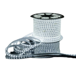 شريط خرطوم إضاءة LED مرن،120ليد 4 حركة ( ابيض - وورم - كول - فلاش ) ، لفة 100متر مقاوم للماء، 220 فولت، إضاءة داخلية وخارجية، واير ليس 13وات لكل متر بضمان ثلاث سنوات وعمر افتراضي 10سنوات من سيان تك - Image 3