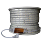 شريط خرطوم إضاءة LED مرن،120ليد 4 حركة ( ابيض - وورم - كول - فلاش ) ، لفة 100متر مقاوم للماء، 220 فولت، إضاءة داخلية وخارجية، واير ليس 13وات لكل متر بضمان ثلاث سنوات وعمر افتراضي 10سنوات من سيان تك