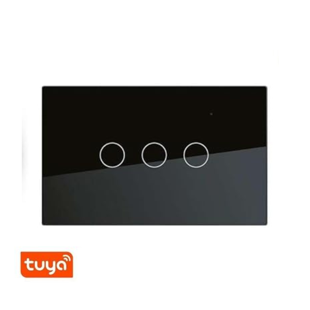 مفتاح سمارت 3 خط 22 مفتاح 3 خط سمارت 2000وات - يعمل واي فاي - تويا بضمان خمس سنوات - الصورة 1